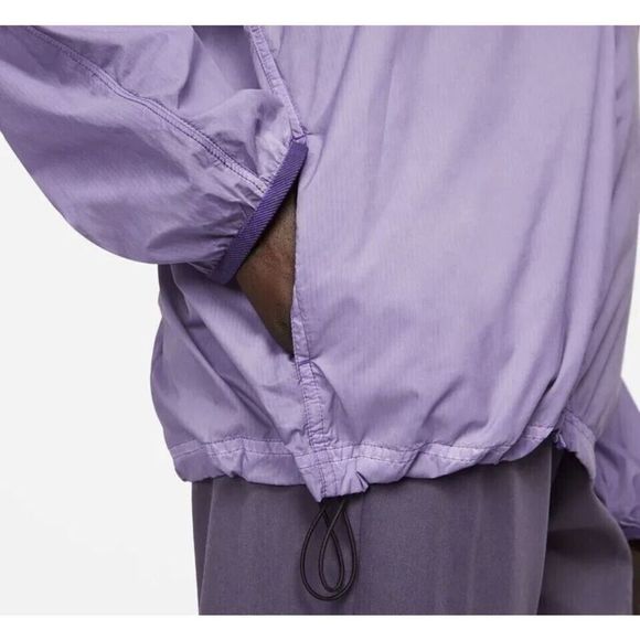Nike DM6506 579 Women's Sz XL Purple Repel Tech Pack Packable Hooded Jacket $175 - Picture 3 of 12